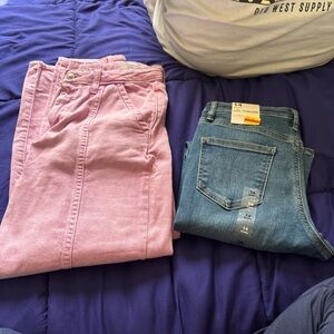 Epic Threads Pink and Blue Kids Jeans